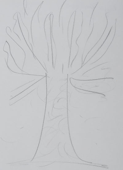 Maja DESTREM : L'arbre du jour, Autographe et dessin original signé