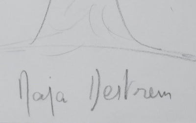 Maja DESTREM : L'arbre du jour, Autographe et dessin original signé