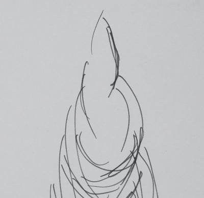 Jacques MEDECIN : L'arbre du sud, Autographe et dessin original signé