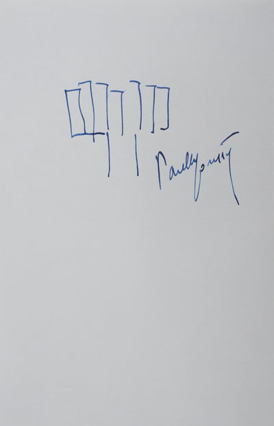 Paul MOUSSET : L'arbre géométrique, Autographe et dessin original signé