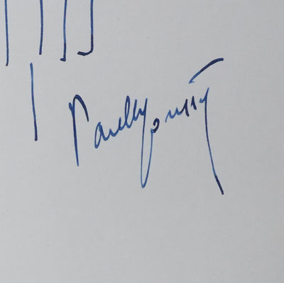 Paul MOUSSET : L'arbre géométrique, Autographe et dessin original signé