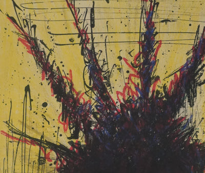 Bernard BUFFET : La bruyère, Lithographie originale signée