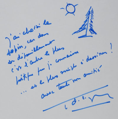 Autographe original de Fr. DELAGRANGE (photo de détail 3) - Crédit photo : Galerie Art.Paris