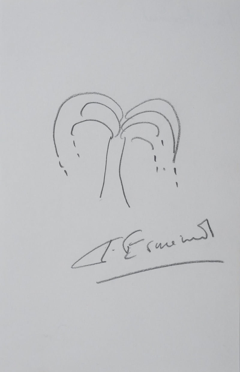 Autographe original de Francis ESMENARD (vue générale) - Crédit photo : Galerie Art.Paris