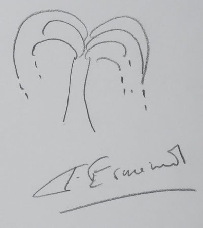 Autographe original de Francis ESMENARD (photo de détail 2) - Crédit photo : Galerie Art.Paris