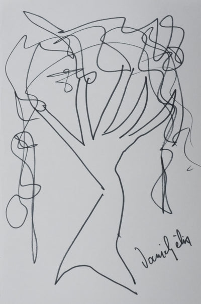 Autographe original de Daniel GELIN (vue générale) - Crédit photo : Galerie Art.Paris