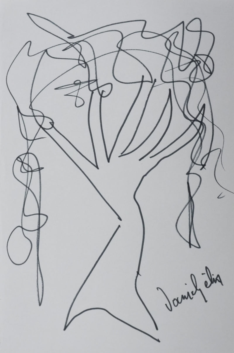 Autographe original de Daniel GELIN (vue générale) - Crédit photo : Galerie Art.Paris