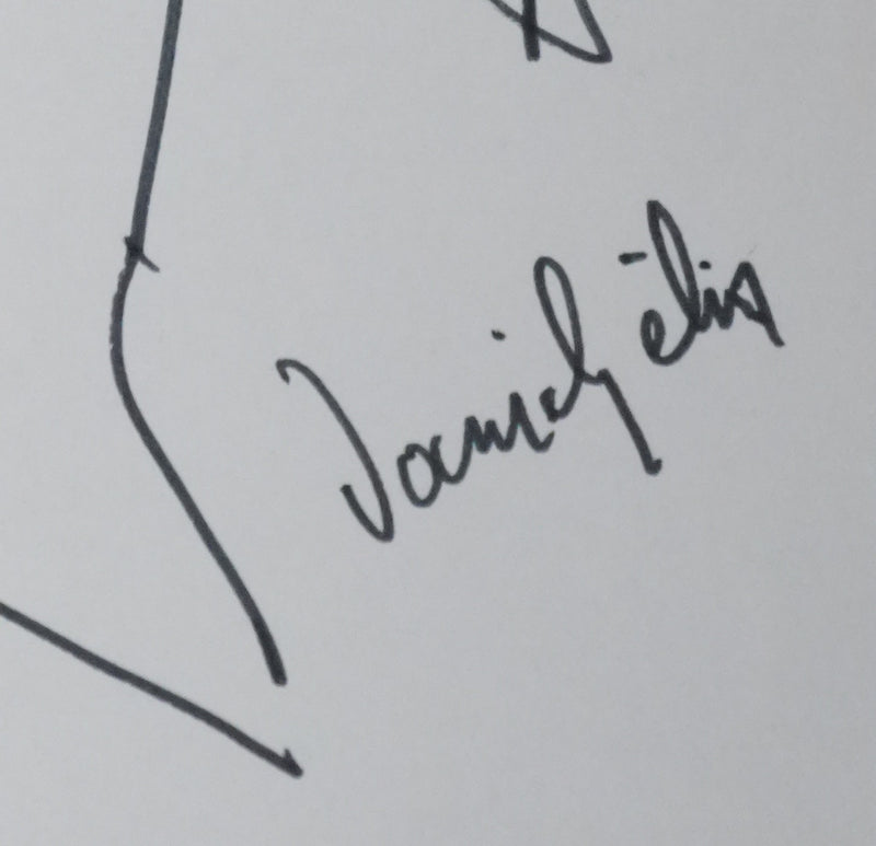 Autographe original de Daniel GELIN (photo de détail 2) - Crédit photo : Galerie Art.Paris