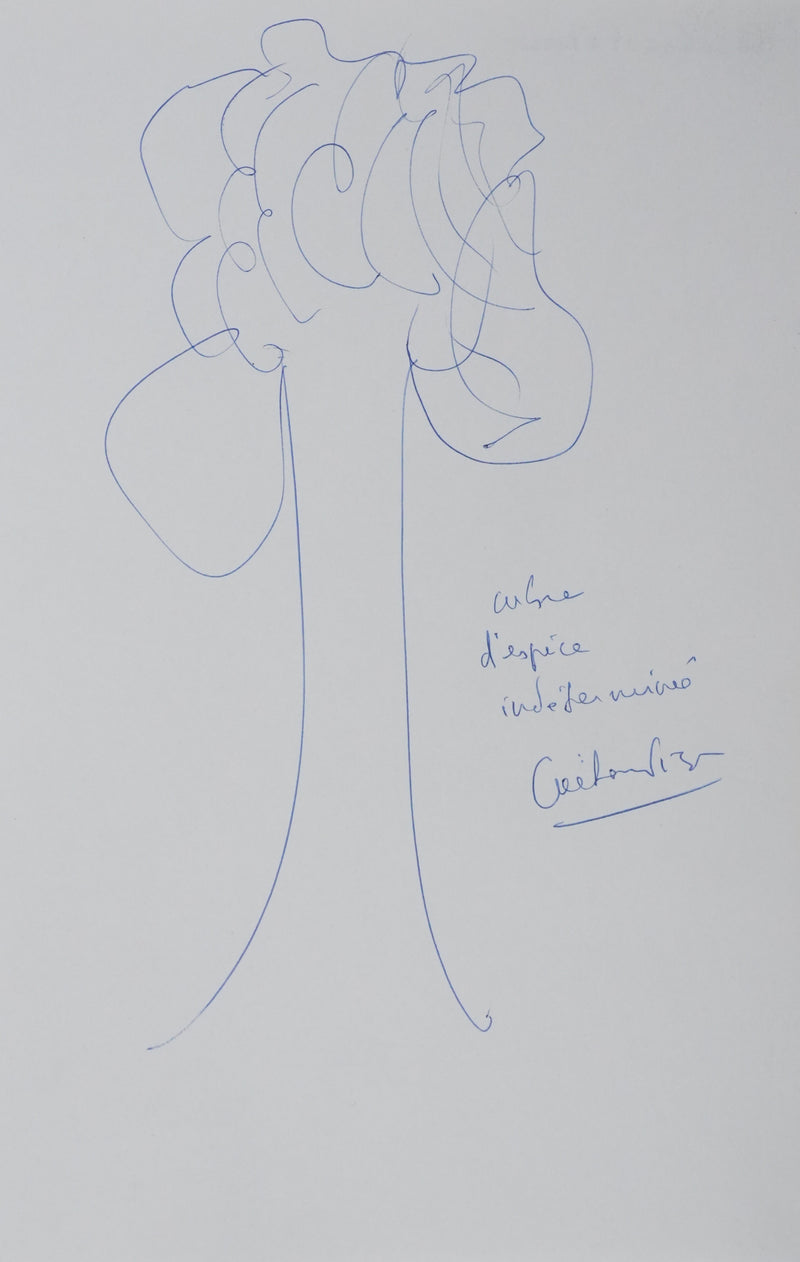 Autographe original de Gaetan PICON (vue générale) - Crédit photo : Galerie Art.Paris