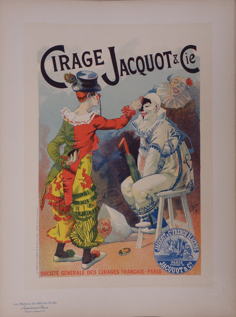 AF Lucien LEFEVRE: Electricine, original signed lithograph, 1897