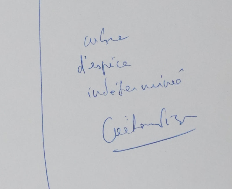 Autographe original de Gaetan PICON (photo de détail 2) - Crédit photo : Galerie Art.Paris