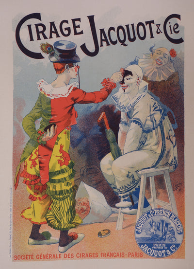 AF Lucien LEFEVRE: Electricine, original signed lithograph, 1897