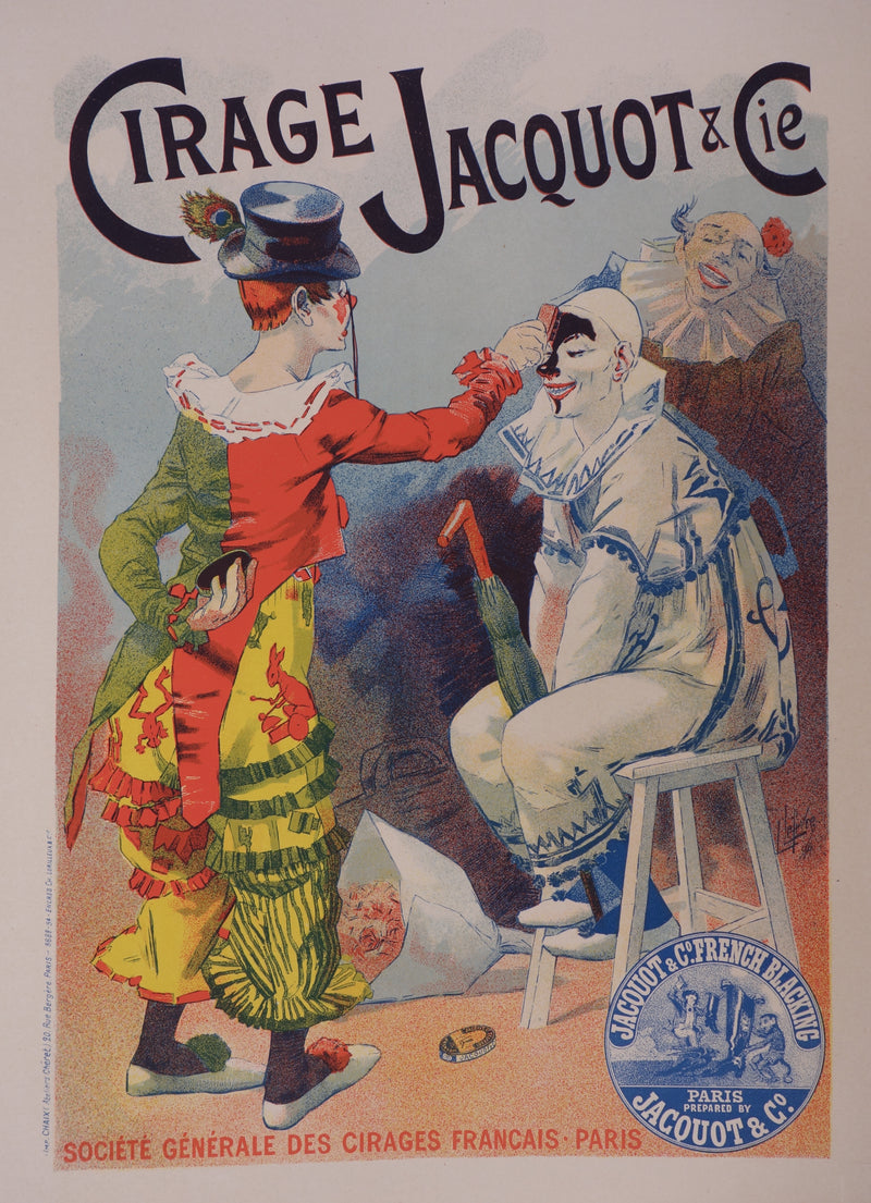 AF Lucien LEFEVRE: Electricine, original signed lithograph, 1897