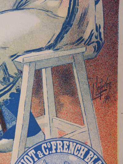 AF Lucien LEFEVRE: Electricine, original signed lithograph, 1897