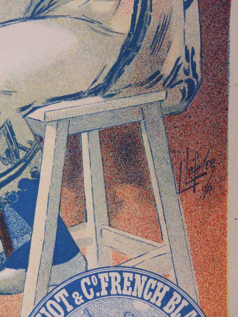 AF Lucien LEFEVRE: Electricine, original signed lithograph, 1897