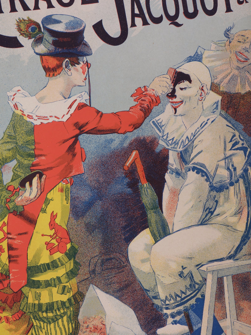 AF Lucien LEFEVRE: Electricine, original signed lithograph, 1897