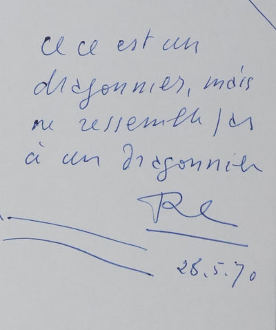 Autographe original de Roger CAILLOIS (photo de détail 4) - Crédit photo : Galerie Art.Paris