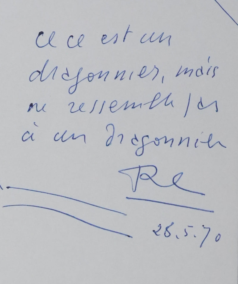 Autographe original de Roger CAILLOIS (photo de détail 4) - Crédit photo : Galerie Art.Paris