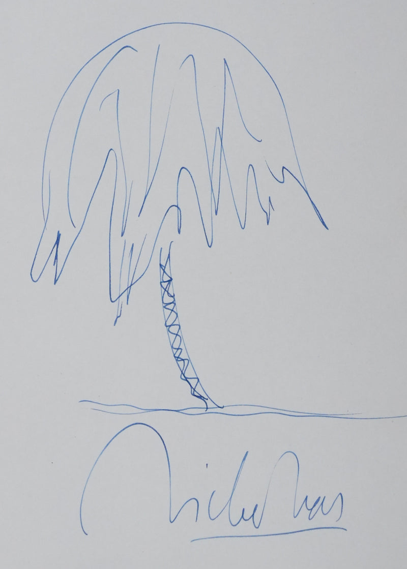 Autographe original de Michel DROIT (photo de détail 2) - Crédit photo : Galerie Art.Paris