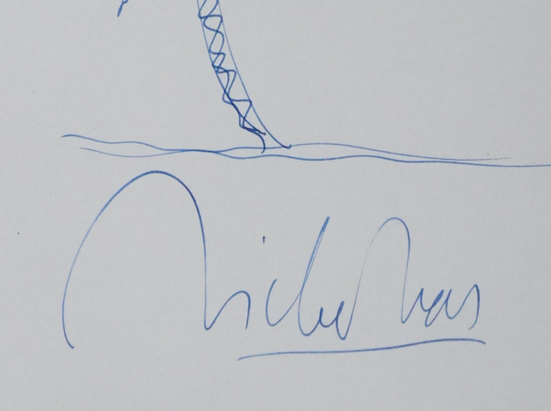 Autographe original de Michel DROIT (photo de détail 3) - Crédit photo : Galerie Art.Paris