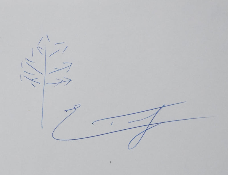 Autographe original de Éric TABARLY (vue générale) - Crédit photo : Galerie Art.Paris