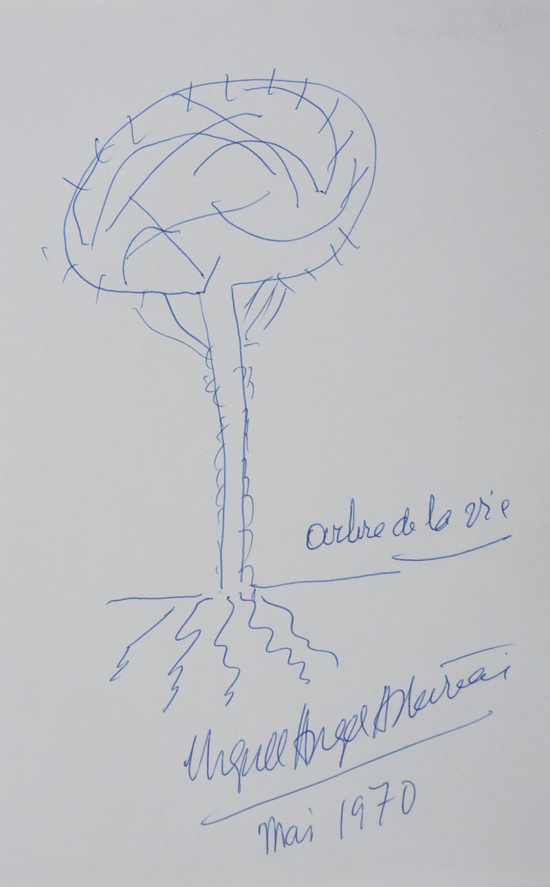 Autographe original de Miguel Ángel ASTURIAS (vue générale) - Crédit photo : Galerie Art.Paris