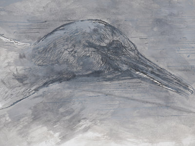 Maurice GENIS : L'oiseau, Dessin original signée