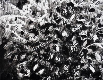 Maurice GENIS : Le bouquet, Dessin original signé