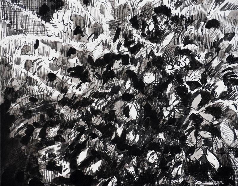 Maurice GENIS : Le bouquet, Dessin original signé