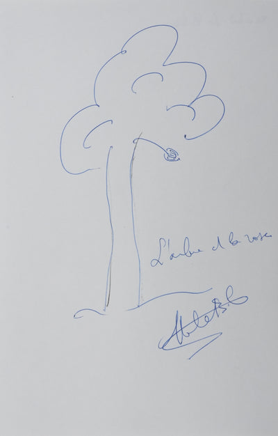 Autographe original de Michel LE BIHAN (vue générale) - Crédit photo : Galerie Art.Paris
