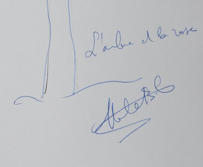 Autographe original de Michel LE BIHAN (photo de détail 2) - Crédit photo : Galerie Art.Paris