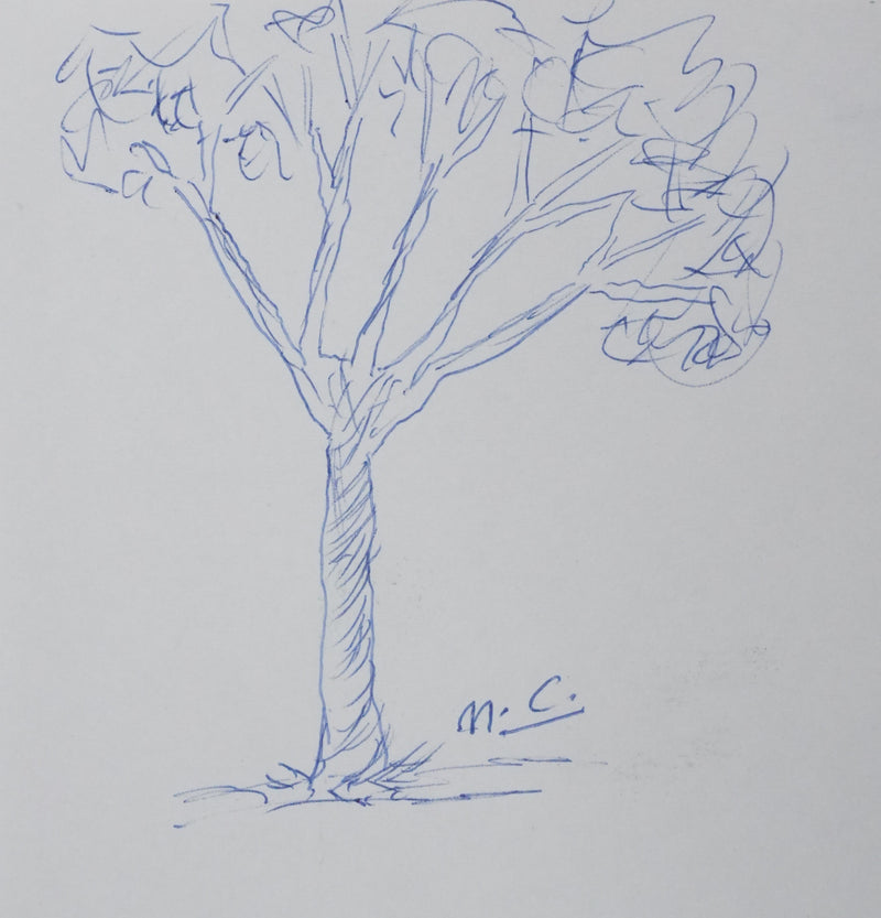 Autographe original de Norbert CASTERET (vue générale) - Crédit photo : Galerie Art.Paris