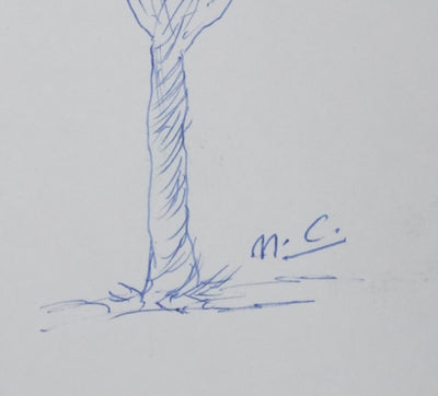 Autographe original de Norbert CASTERET (photo de détail 4) - Crédit photo : Galerie Art.Paris