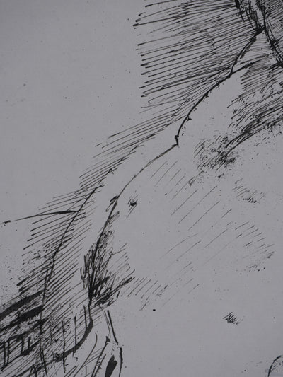 Maurice GENIS : Nu masculin, Dessin original signé