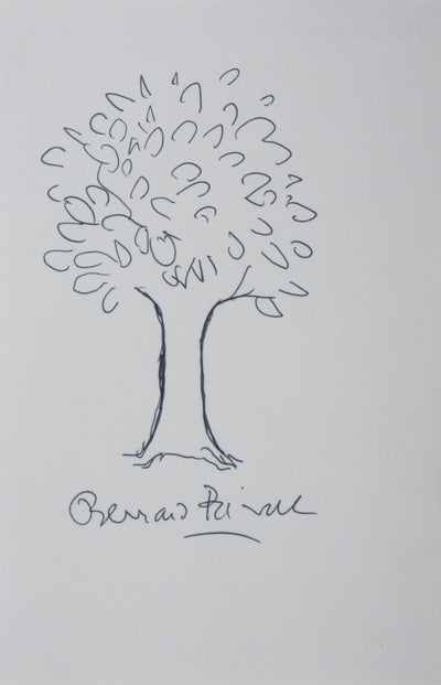 Autographe original de Bernard PRIVAT (vue générale) - Crédit photo : Galerie Art.Paris