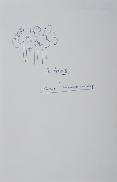 Autographe original de Henri AMOUROUX (photo de détail 2) - Crédit photo : Galerie Art.Paris