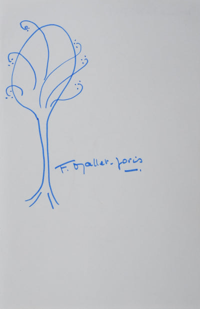 Autographe original de Françoise MALLET JORIS (vue générale) - Crédit photo : Galerie Art.Paris