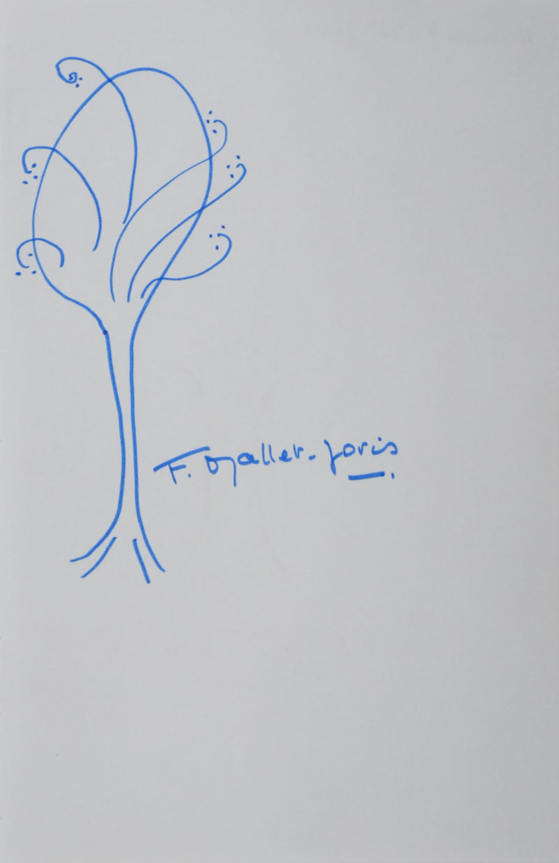 Autographe original de Françoise MALLET JORIS (vue générale) - Crédit photo : Galerie Art.Paris