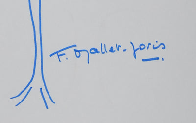 Autographe original de Françoise MALLET JORIS (photo de détail 3) - Crédit photo : Galerie Art.Paris