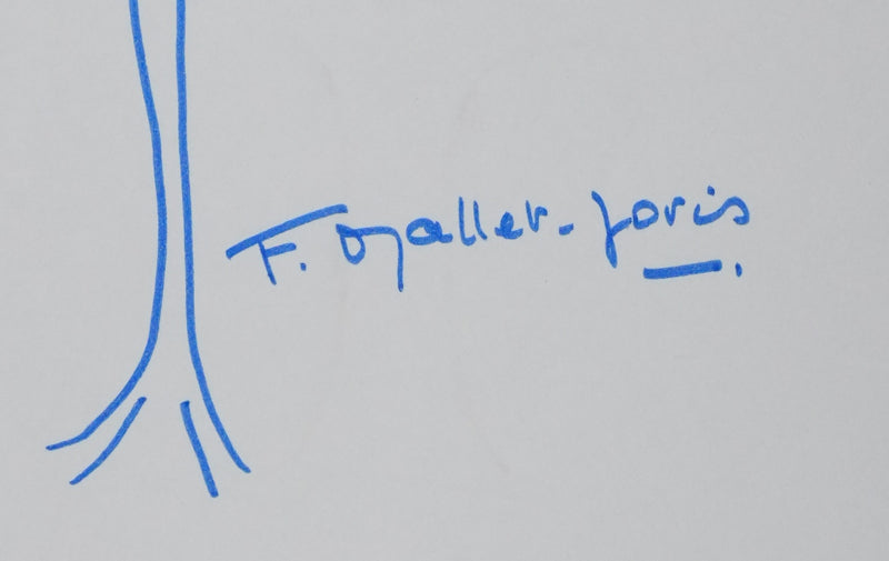 Autographe original de Françoise MALLET JORIS (photo de détail 3) - Crédit photo : Galerie Art.Paris