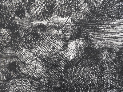 Maurice GENIS : La lisière de foret, Dessin original signé