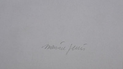 Maurice GENIS : L'intellectuel, Dessin original signé