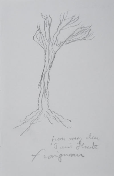 Autographe original de André FRAIGNEAU (vue générale) - Crédit photo : Galerie Art.Paris