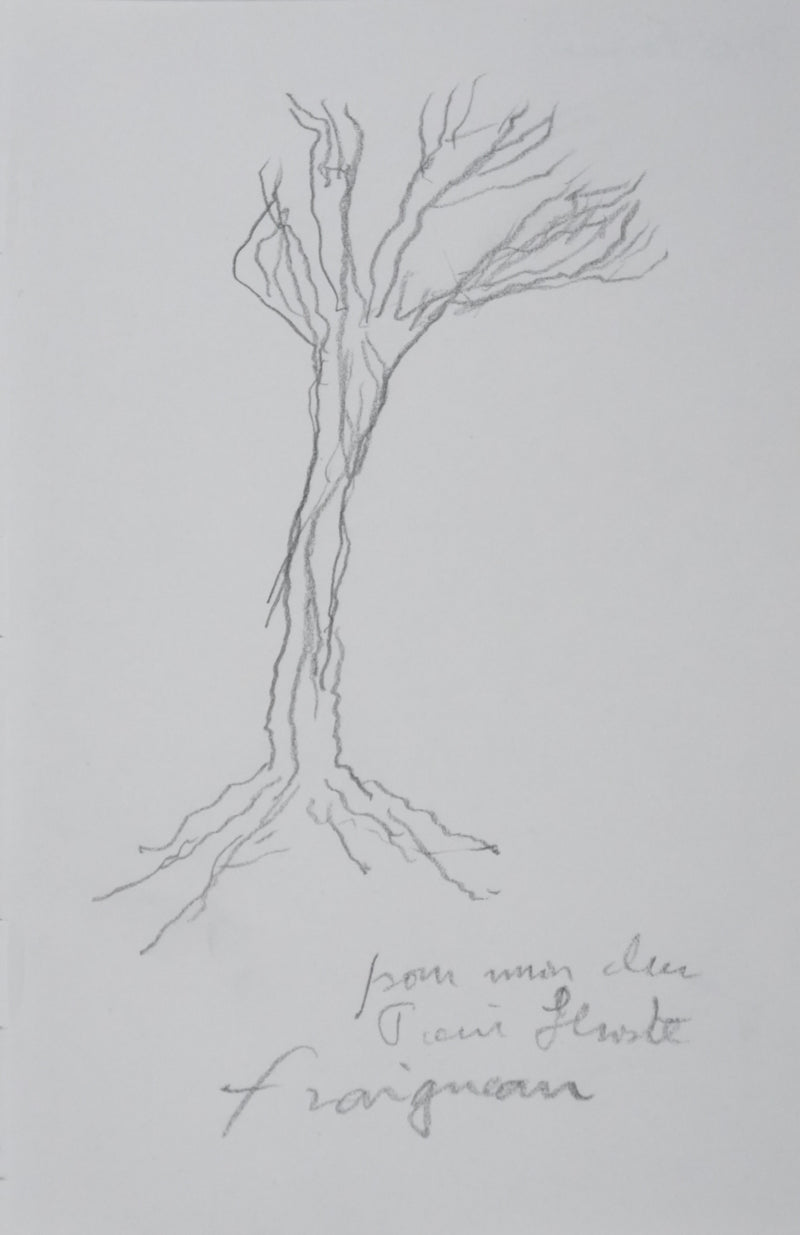 Autographe original de André FRAIGNEAU (vue générale) - Crédit photo : Galerie Art.Paris