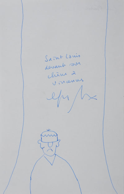 Autographe original de Guy BRETON (vue générale) - Crédit photo : Galerie Art.Paris