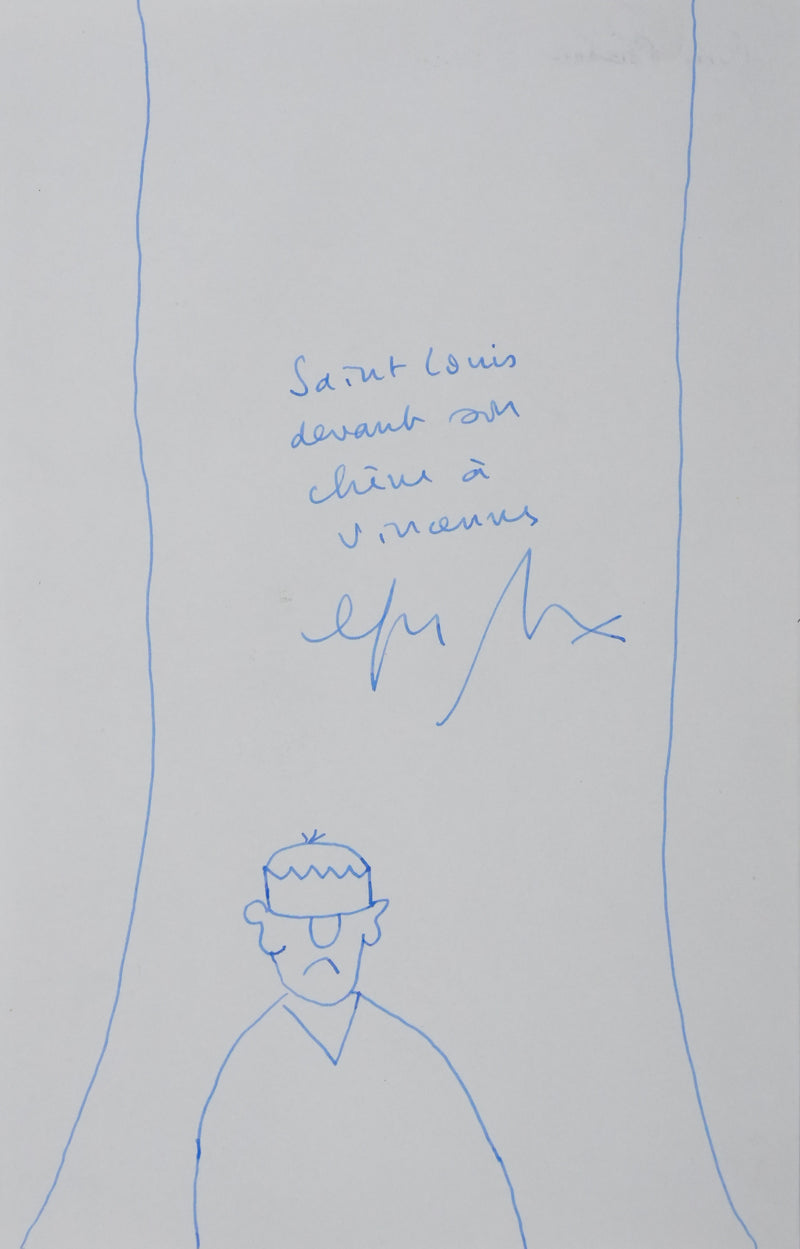 Autographe original de Guy BRETON (vue générale) - Crédit photo : Galerie Art.Paris