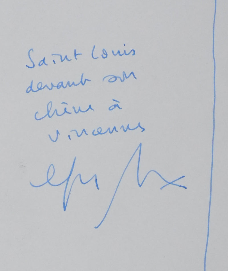Autographe original de Guy BRETON (photo de détail 2) - Crédit photo : Galerie Art.Paris