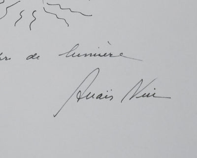 Autographe original de Anaïs NIN (photo de détail 2) - Crédit photo : Galerie Art.Paris