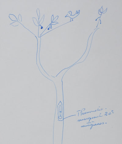 Autographe original de Albert SIMONIN (photo de détail 2) - Crédit photo : Galerie Art.Paris