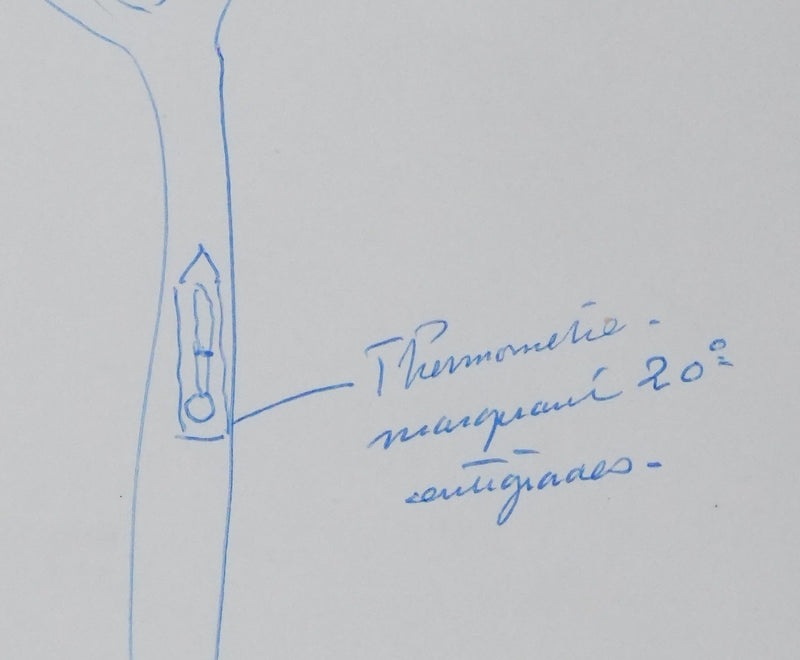 Autographe original de Albert SIMONIN (photo de détail 3) - Crédit photo : Galerie Art.Paris